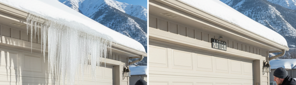 Colorado winter garage door protection tips